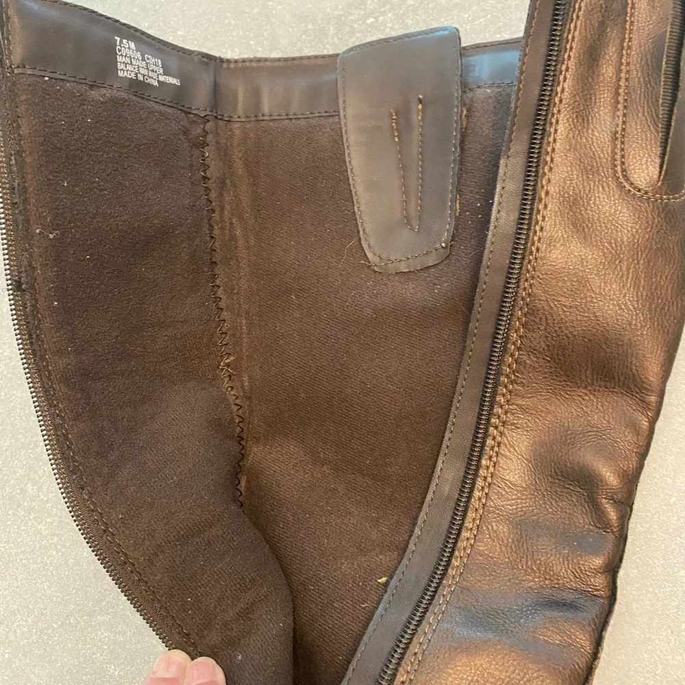 boc Brown (ish) Leather Knee-High Boots - Picture 7 of 9